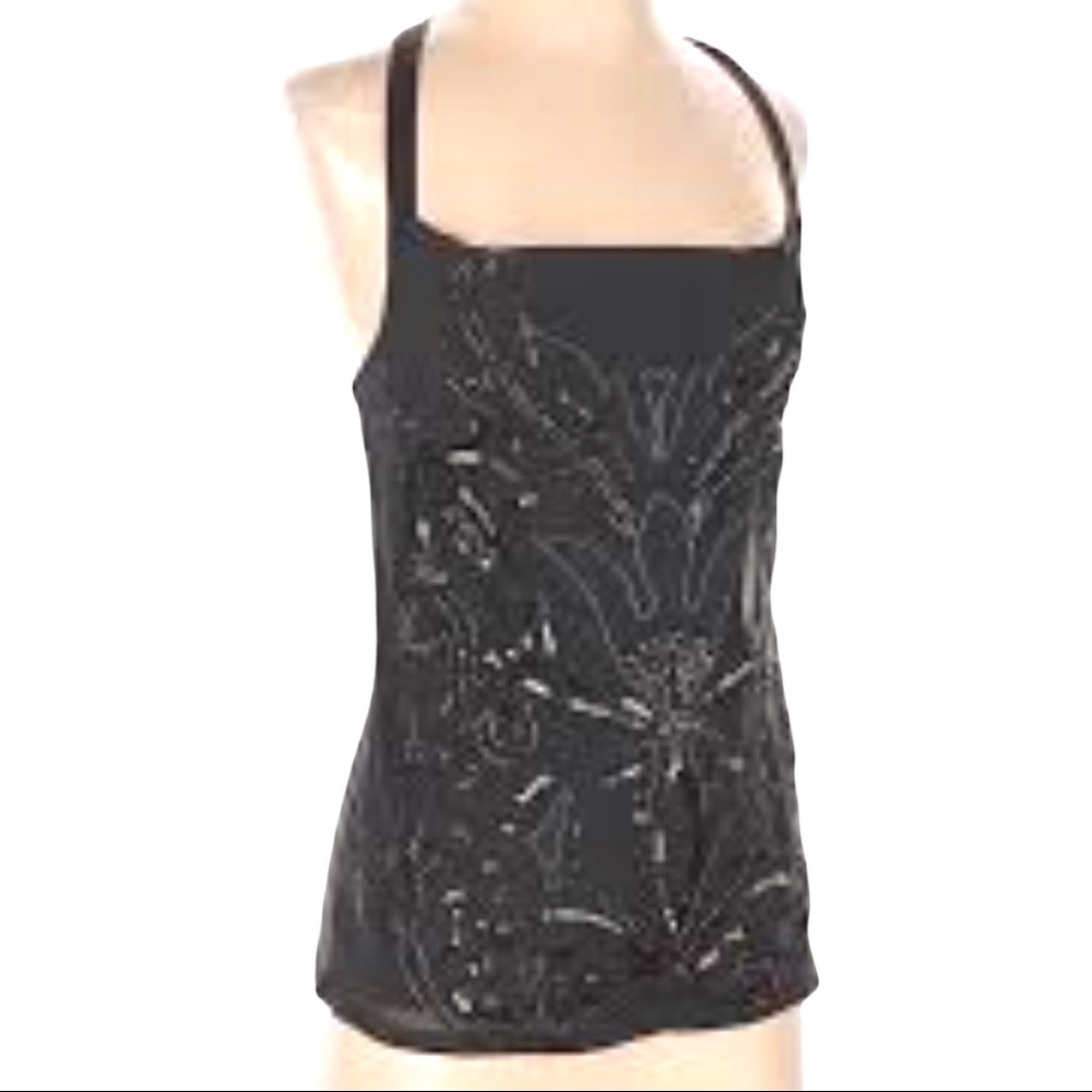 EXPRESS Y-back sz MD Tank Top black